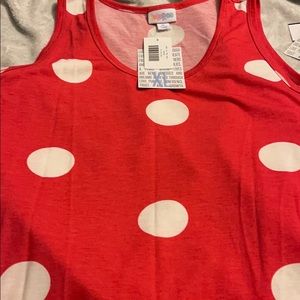 Lularoe polka dot Xl tank top